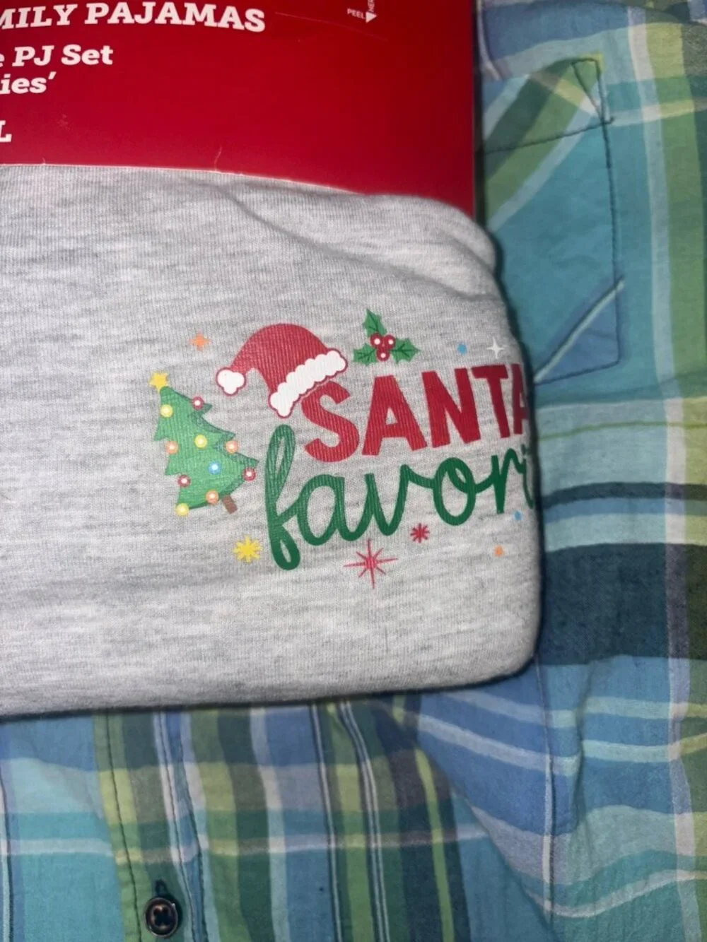 Holiday Style Holiday Family Pajamas 2pc Women Ladies XL Santas Favorite